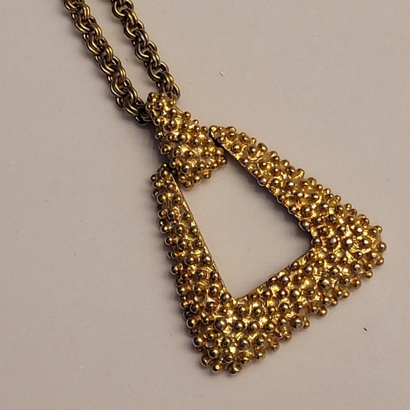 Sarah Coventry Golden Sunset Vintage 70s Gold-tone Necklace - Picture 3 of 16